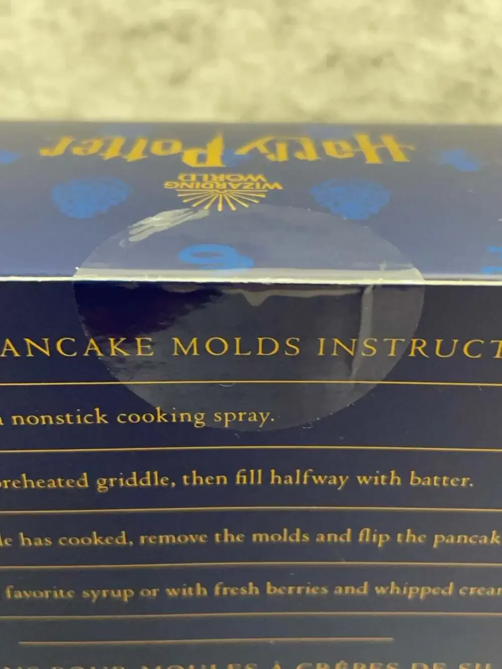 Williams Sonoma Wizarding World Harry Potter Silicone Pancake Molds, Set of 4